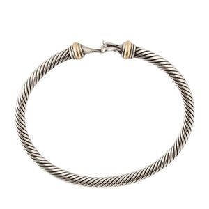 Two tone cable buckle cuff